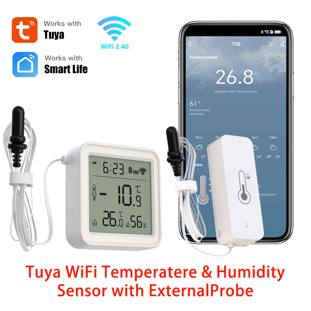 Sensor de Temperatura e Umidad - Wifi Thermostat avaliação e preço